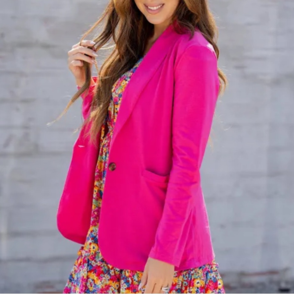 Heyson NWT Pink Blazer Jacket - Picture 14 of 16